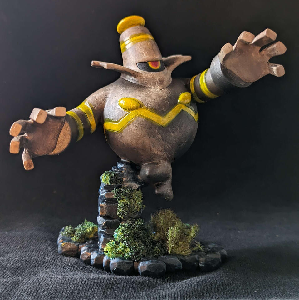 Dusknoir by Fontoura3D and Terrain by Alexguillen